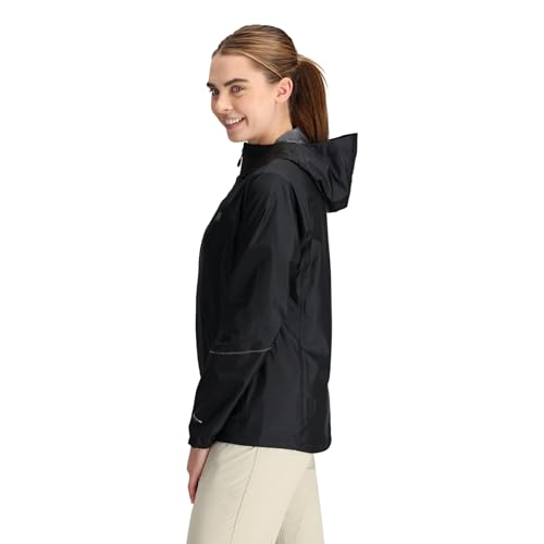 Outdoor Research Women's Helium Rain Jacket, Black, M4