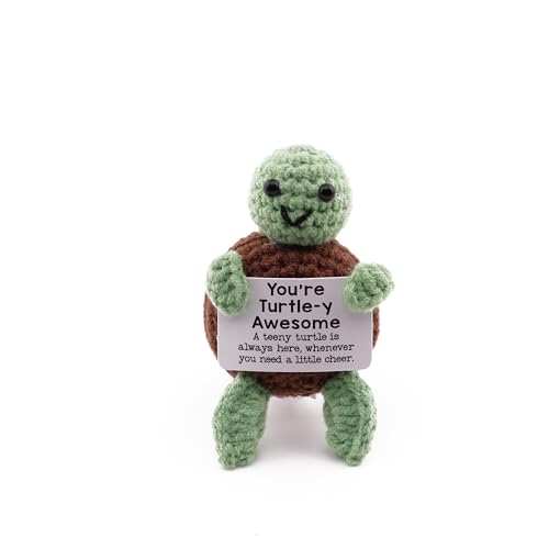 caiyjhao Interesting Turtles Weave Creative Hand-Knitted Crocheted Turtles are Suitable