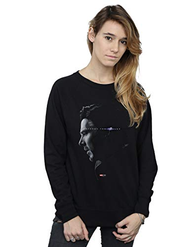 Marvel Women's Avengers Endgame Avenge The Fallen Doctor Strange Sweatshirt Black X-Large