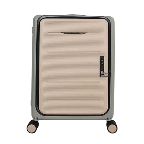 PANKERS Suitcase Zippered Folding Suitcase, Multifunctional Travel Trolley Case, 20-inch Boarding Universal Wheel Password Box Suitcases