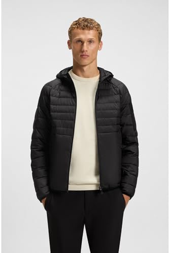 Boss Para Hombre. 50549181 Chaqueta Urbanex Negro (S), Casual, PoliéSter - 3