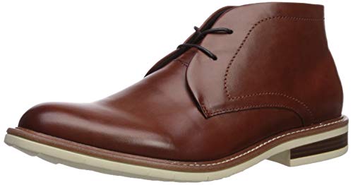 Kenneth Cole REACTION Men's Klay Flex Chukka Boot, Cognac, 7.5 M US