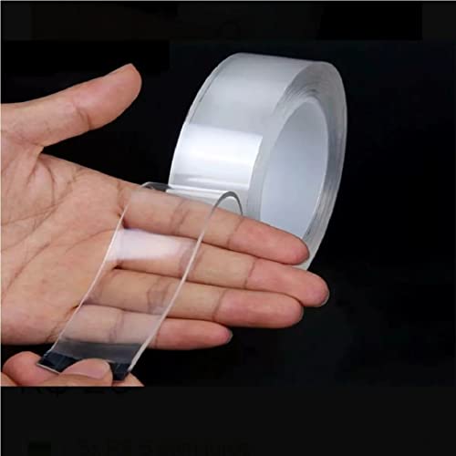 Super Fita Mágica Nano Adesiva Dupla Face Cola Quadro Tapete (FITA 5 METROS)