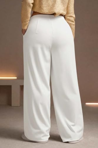 Image of KOTTY Women's Plus Size High Waist Wide Leg Pants for Stylish Comfort and Confident Casual /Stylish Wear