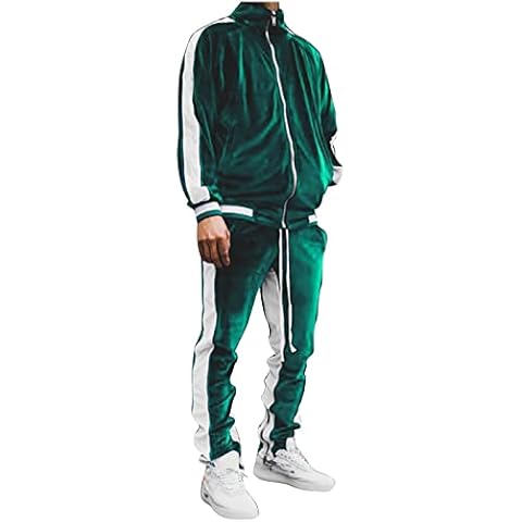 Zeiayuas Velour Velvet Tracksuit Set Cover