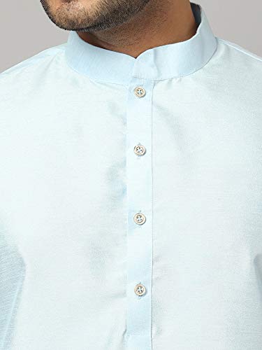 Image of Silk Blend Men's Kurta Pyjama Set /Kurta Pajama for Men