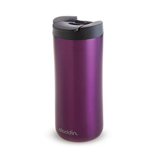Leak-Lock Thermavac Stainless Steel Mug Thermobecher, Edelstahl, Purple, 0.35 L