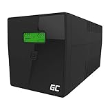 Die USV mit 600W Gesamtleistung und 1000VA Scheinleistung von ist mit Green Cell AGM-Batterien ausgestattet, die stabile und sichere Parameter für Ihre Geräte liefern.