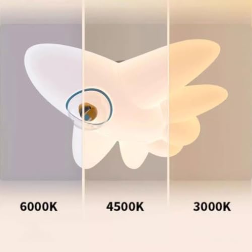 Plafonniers modernes de dessin animé crème pour illuminer la chambre à coucher