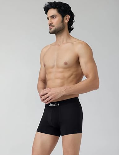 Image of Joxi's Men's Cotton Blend Trunks Pack of 4 | Soft Stretch Comfortable for Men