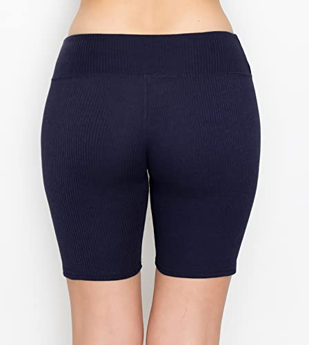 Image of ALWAYS Faux Leather Shorts - High Waist Active Stretch Yoga Short Pants for Women