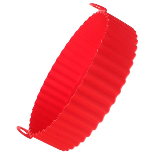 Mikikit Cesta de Freidora de Aire de Silicona Reutilizable Resistente Calor Hornear y Compatible con Freidoras de Aire y Microondas Color