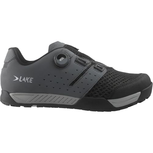 Lake Mx201 Enduro Cycling Shoe - Men's Grey/Black, 39.0