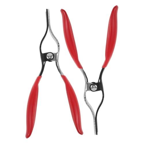 Cabilock 2pcs Automotive Hose Clamp Remover Tool Quick Connect Pliers for Line and Oil Disconnection Durable Chrome Tungsten Easy to Use for Mechanics and DIY Projects