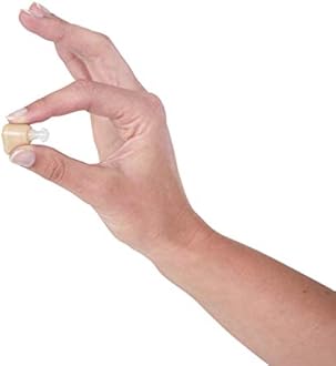 Rechargeable Bionic Sound Amplifier Hearing Aid with Travel Case, Cleaning Kit, Charger, 45 db Max