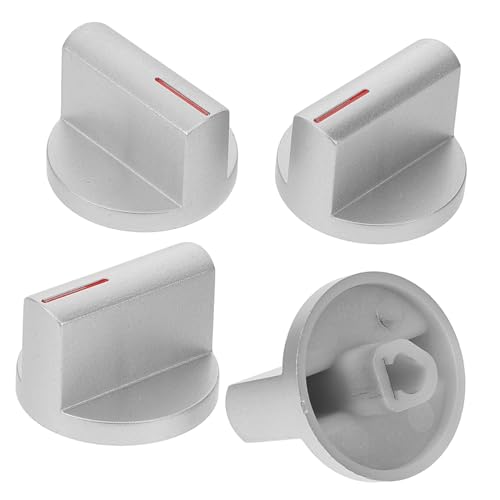 Milisten 4 piezas Perillas para Estufa de Gas Accesorios para Cocina Pomos Resistentes con Diseño de Grados Fáciles de Instalar y Operar Hogares y Restaurantes