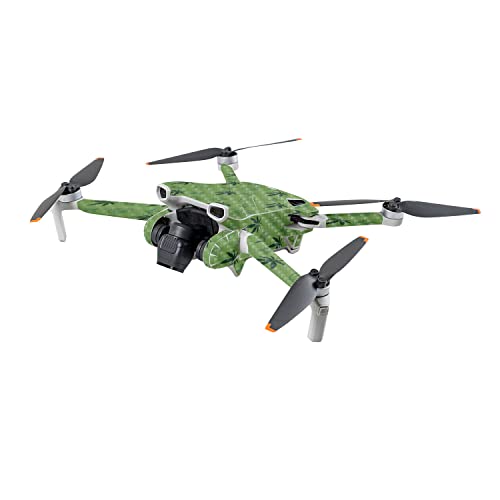 Image of MightySkins Carbon Fiber Skin Compatible with DJI Mini 3 - CBD Green | Protective, Durable Textured Carbon Fiber Finish | Easy to Apply | Made in The USA