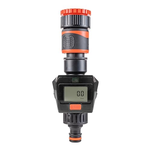 B2C Water Flow Meter with 3/4" Tap Connector and Digital Display