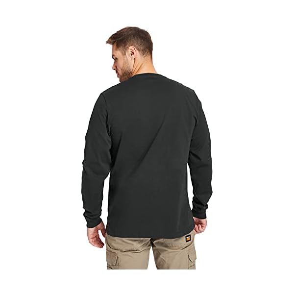 Timberland Herren Base Plate Long Sleeve with Chest Pocket Big & Tall Arbeits-T-Shirt – Bild 3
