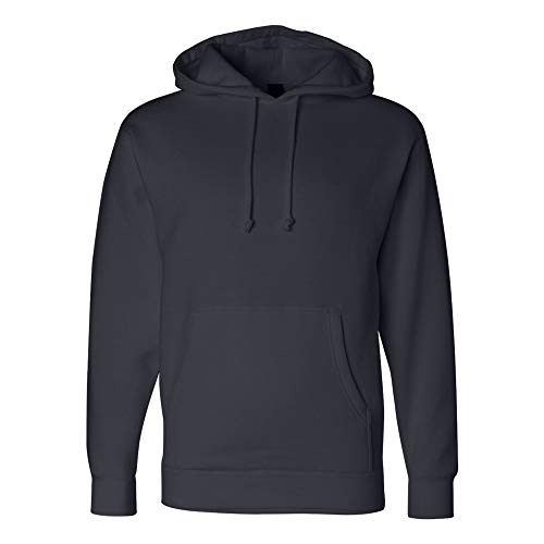 Independent Trading Co. mens Hooded Pullover Sweatshirt (IND4000) Navy M