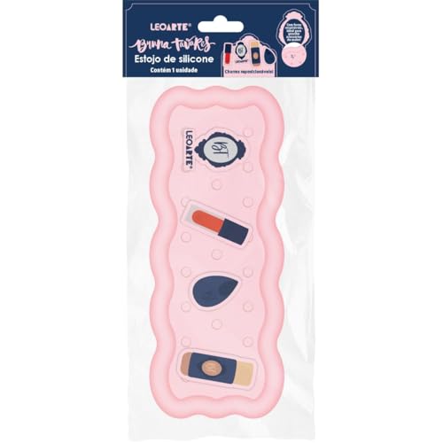 Estojo de Silicone, Leonora, Bruna Tavares, com Pins