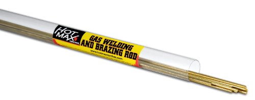 Hot Max 24004 3/32-Inch by 36-Inch Low Fuming Bare Bronze Brazing Rods, 12-Pack Hot Max 24004 3/32-Inch by 36-Inch Low Fuming Bare Bronze Brazing Rods, 12-Pack