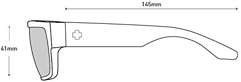 SPY OPTIC Cyrus, Square Sunglasses, Color and Contrast Enhancing Lenses, Matte Black - Happy Bronze With Green Spectra Mirror Polarize Lenses - Image 9