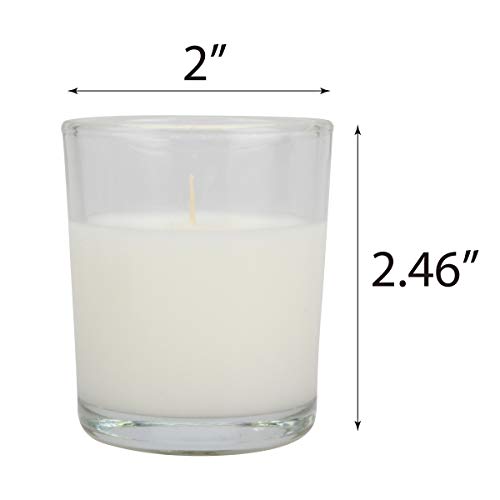 Stonebriar-SB-SP-3210A-15-Hour-Long-Burning-Unscented-Wax-Filled-Votive-Holders-48-Pack-White Stonebriar-SB-SP-3210A-15-Hour-Long-Burning-Unscented-Wax-Filled-Votive-Holders-48-Pack-White