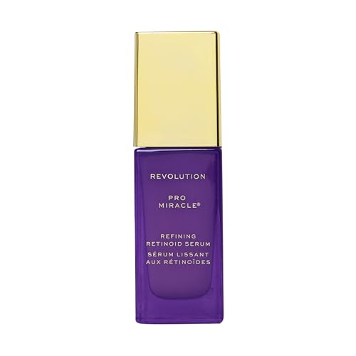 Image of Revolution Pro Miracle Retinoid Refining Face Serum, 1.01 oz | Anti-Aging Complex with Niacinamide & Hyaluronic Acid, Vegan & Cruelty Free