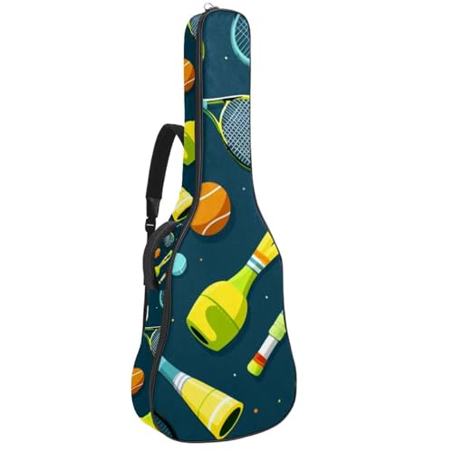 Housse guitare basse et acoustique 109 cm en tissu Oxford imperméable