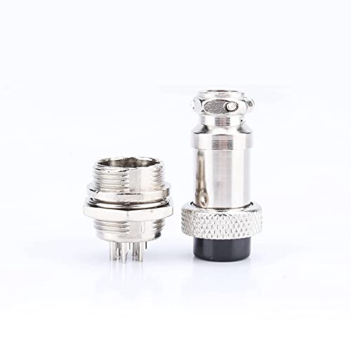 Conector enchufe aviación 5 pines metálico para CNC miniatura 2