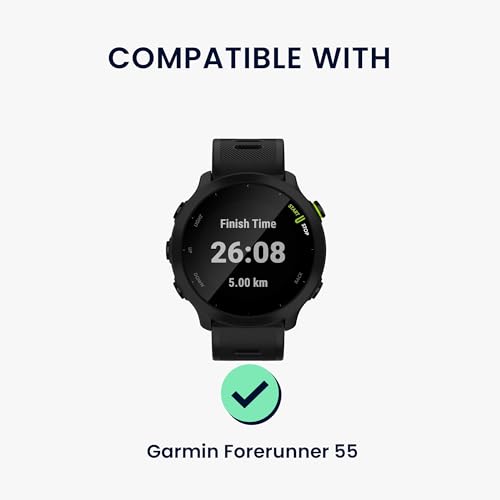 Correa de silicona trenzada para Garmin Forerunner 55 miniatura 2