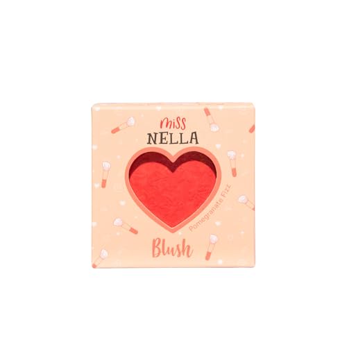MISS NELLA Makeup for Kids Blush – pomegranat Fiz, Kids Cosmetic Toy, Non -Toxic makeuap dla dzieci