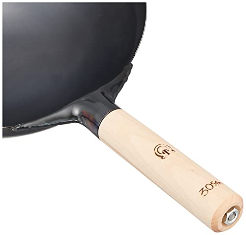 Wok Endoshoji TKG APK12030 30 cm Mango Madera miniatura 5