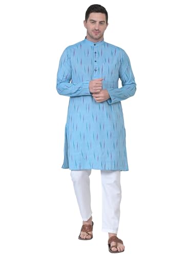 Pyjama Kurta homme coton ensemble vêtement de nuit indien