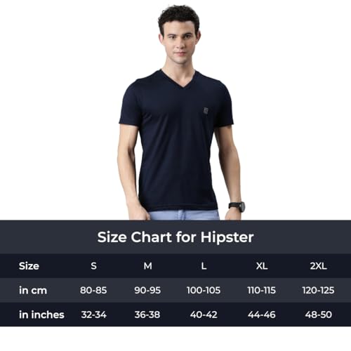 Image of F A S O Mens Organic Cotton V-Neck T-Shirt