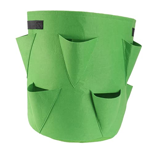Hemobllo 1pieza Bolsa De Plantación Colgante De Fieltro para De Contenedor De para Bare Root Jardinería Vertical Accesorios De Ecológicos