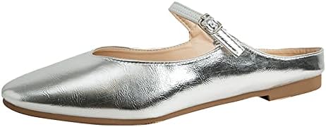 BIISDOST Außenhandel Large Small Scented Flat Bottom Slippers 2023 Mary Jane Style Outdoor Shoes Shoes Women Pumps Flat