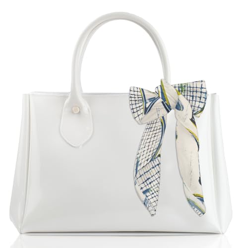 KOBLEN Tennis Silk Scarf 23.6x23.6 Inch Square Neck Scarf for Women Breathable Lightweight Neckerchief Silk Head Scarf Hair Wrap 6