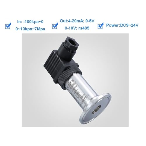 Transmetteur de pression membrane 0-2.5Mpa pince 50.5mm