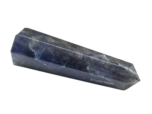 Image of Crystal Heaven Certified Iolite Crystal Tower Obelisk Point for Chakra, Healing and Balancing - AAA Grade Original Certified Gemstone Agate for Reiki Meditation Yoga Spiritual (2-3 Inches)