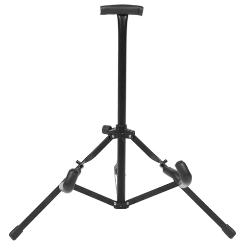 Support de guitare acoustique électrique pliable noir avec mousse Toddmomy - 2