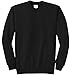 Port & Co Core Fleece Crewneck Sweatshirt-PC78-M-Jet Black