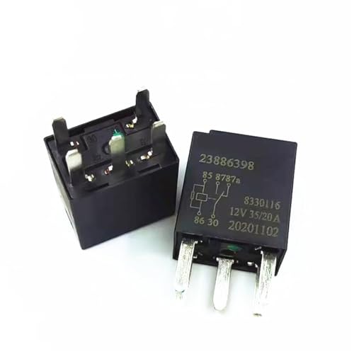 Relais 23886398 12V CC haute conductivité 35A à 5 broches pour boîtier de distribution
