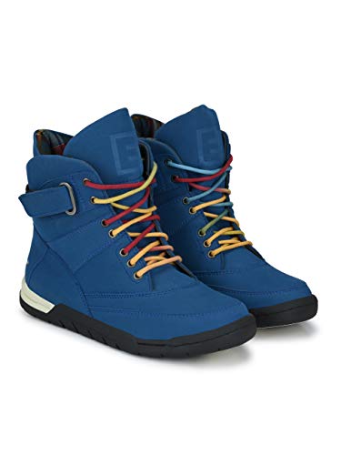 Image of Eego Italy Premium High Top Men's Boots (NR-6-NAVY-6)