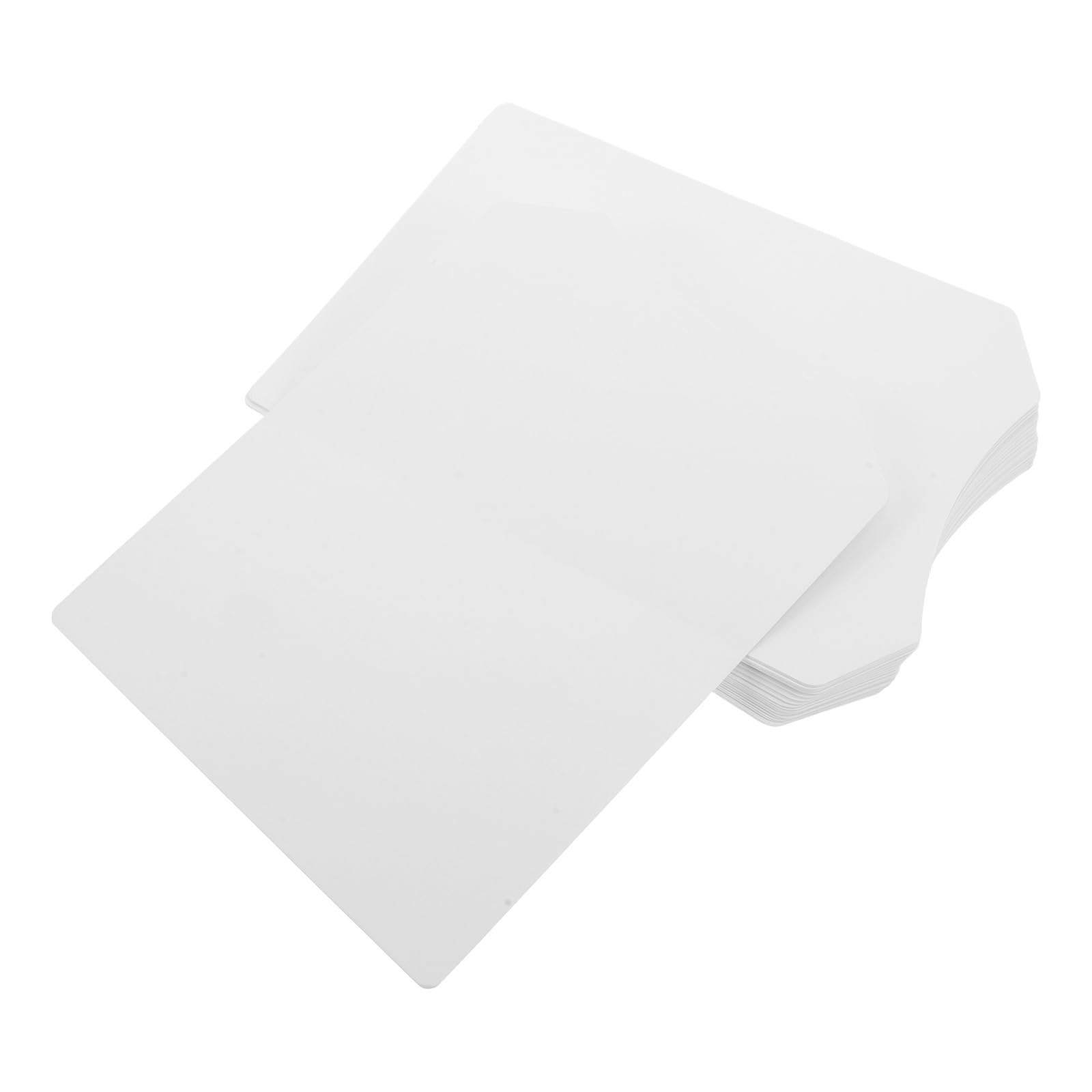 GALPADA 50 Stück Kleiderverpackungskarton aus Weißem Papier 23x31cm mit Formunterstützung zur Hemd und T-Shirt Organisation Beim Versand und Wäscheordnen