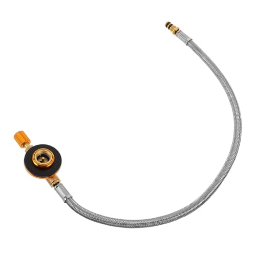 BESTonZON Manguera Extensión Gas con Adaptador Conexión Rápida Flexible para Estufa Camping y Barbacoa Portátil Exterior