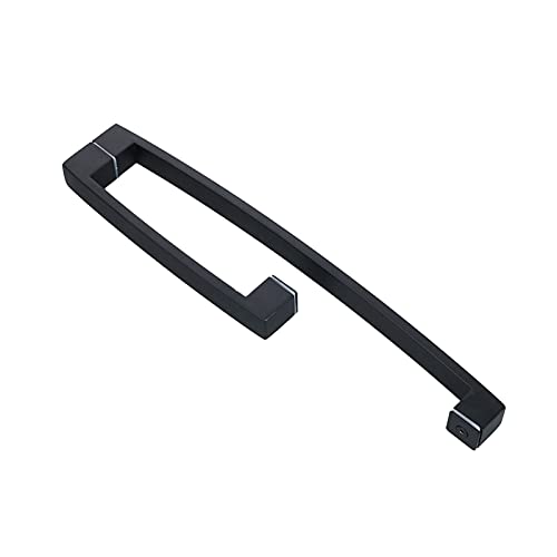 Manija de puerta de ducha push-pull para un baño moderno y funcional con estilo negro mate 6