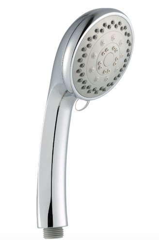 Ducha de mano con 5 funciones y botón ON/OFF, 4 pulgadas
