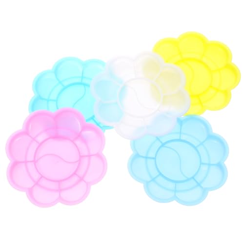 ERINGOGO 100pcs Plastic Paint Palette Watercolor Drawing Pad Pigment Trays for Boys and Girls Adults